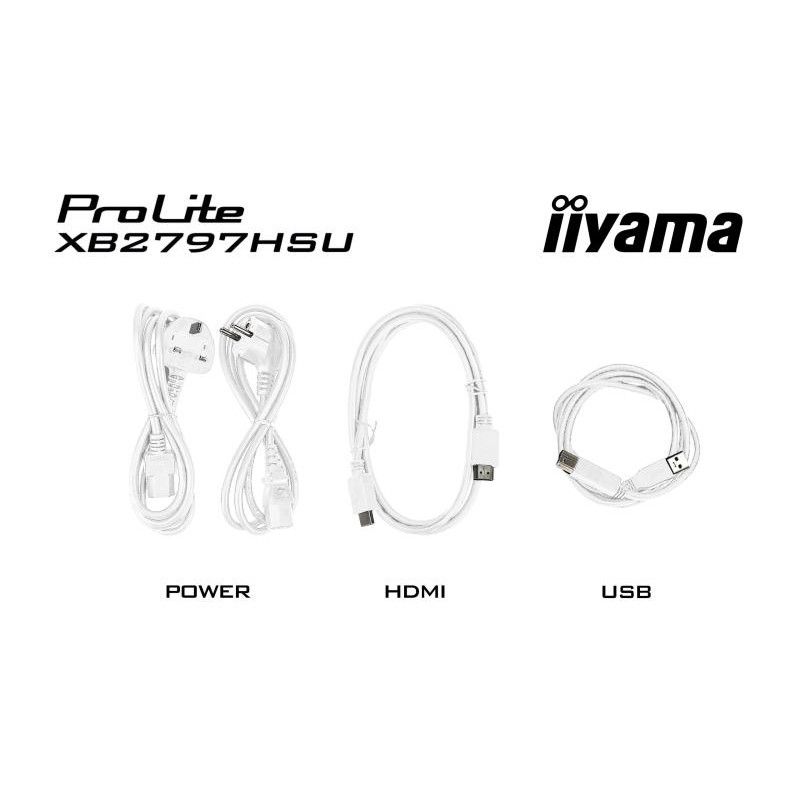 iiyama ProLite XB2797HSU-W1 écran plat de PC 68,6 cm (27") 1920 x 1080 pixels Full HD LED Blanc · Moniteur · Informat Syst... (image 19)