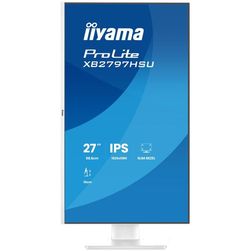 iiyama ProLite XB2797HSU-W1 écran plat de PC 68,6 cm (27") 1920 x 1080 pixels Full HD LED Blanc · Moniteur · Informat Syst... (image 4)