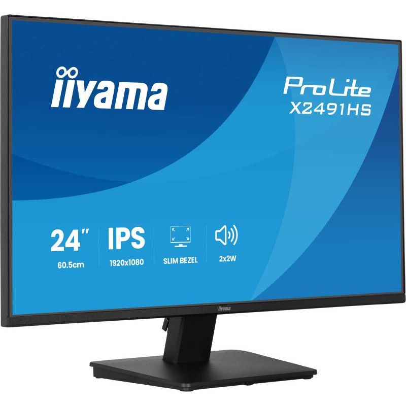 iiyama ProLite X2491HS-B1 écran plat de PC 60,5 cm (23.8") 1920 x 1080 pixels Full HD LCD Noir · Moniteur · Informat Syste... (image 4)