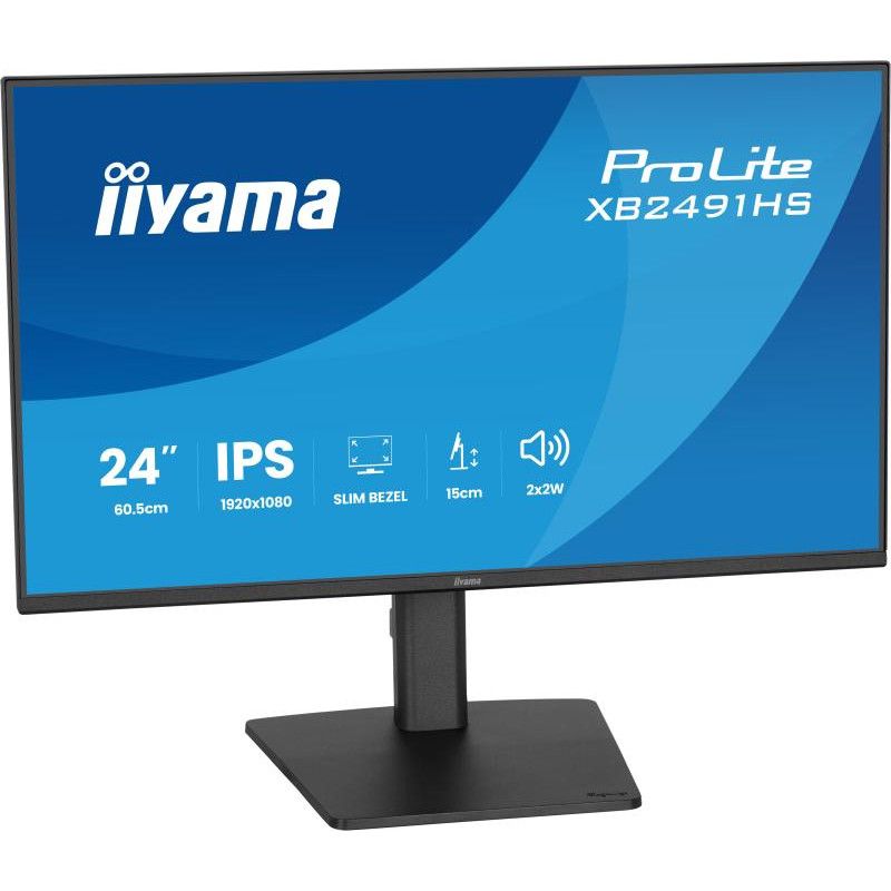 iiyama ProLite XB2491HS-B1 écran plat de PC 60,5 cm (23.8") 1920 x 1080 pixels Full HD LCD Noir · Moniteur · Informat Syst... (image 4)