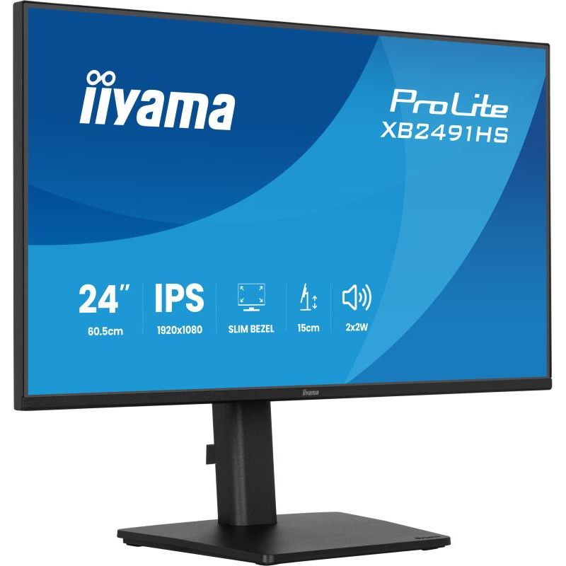 iiyama ProLite XB2491HS-B1 écran plat de PC 60,5 cm (23.8") 1920 x 1080 pixels Full HD LCD Noir · Moniteur · Informat Syst... (image 5)