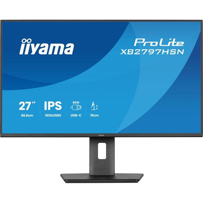 iiyama ProLite XB2797HSN-B1 écran plat de PC 68,6 cm (27") 1920 x 1080 pixels Full HD LCD Noir · Moniteur · Informat Syste... (image 4)