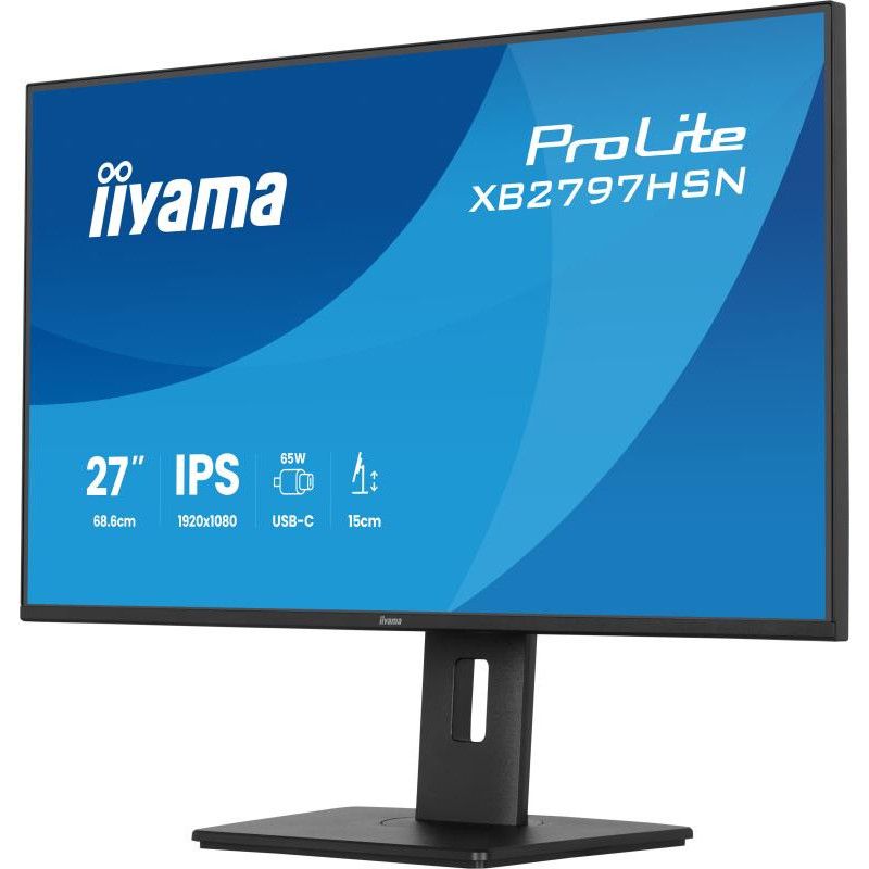 iiyama ProLite XB2797HSN-B1 écran plat de PC 68,6 cm (27") 1920 x 1080 pixels Full HD LCD Noir · Moniteur · Informat Syste... (image 6)