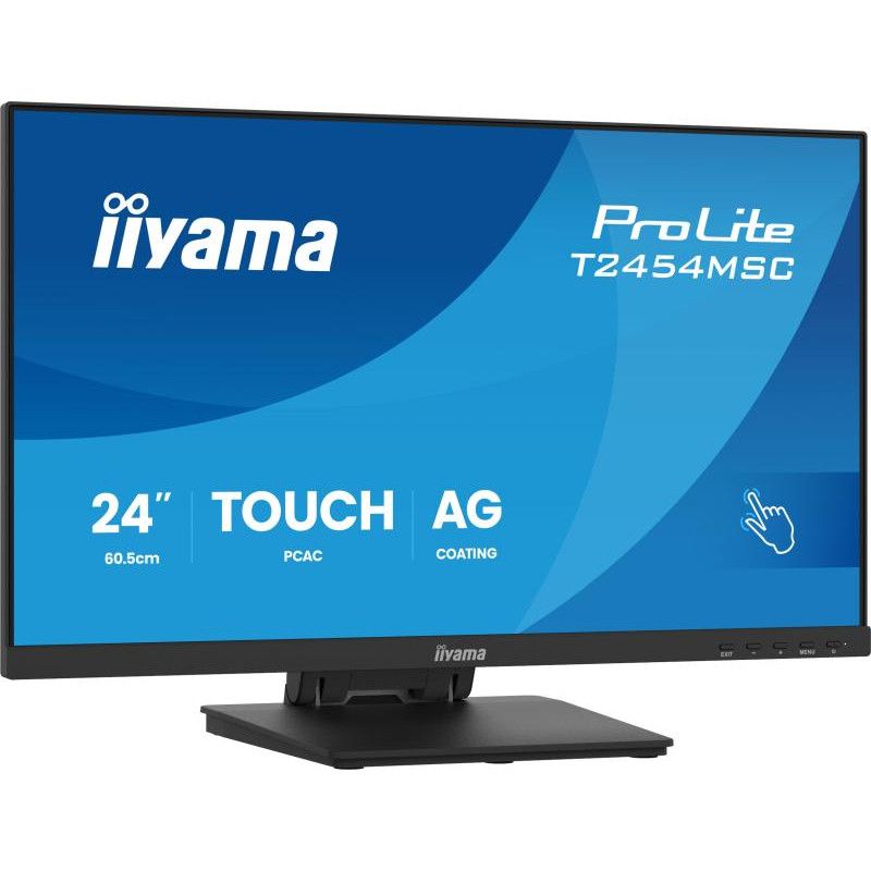 iiyama ProLite T2454MSC-B3AG écran plat de PC 60,5 cm (23.8") 1920 x 1080 pixels Full HD LED Écran tactile Multi-utilisate... (image 3)