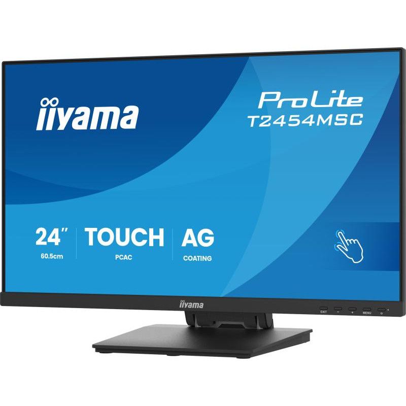 iiyama ProLite T2454MSC-B3AG écran plat de PC 60,5 cm (23.8") 1920 x 1080 pixels Full HD LED Écran tactile Multi-utilisate... (image 6)