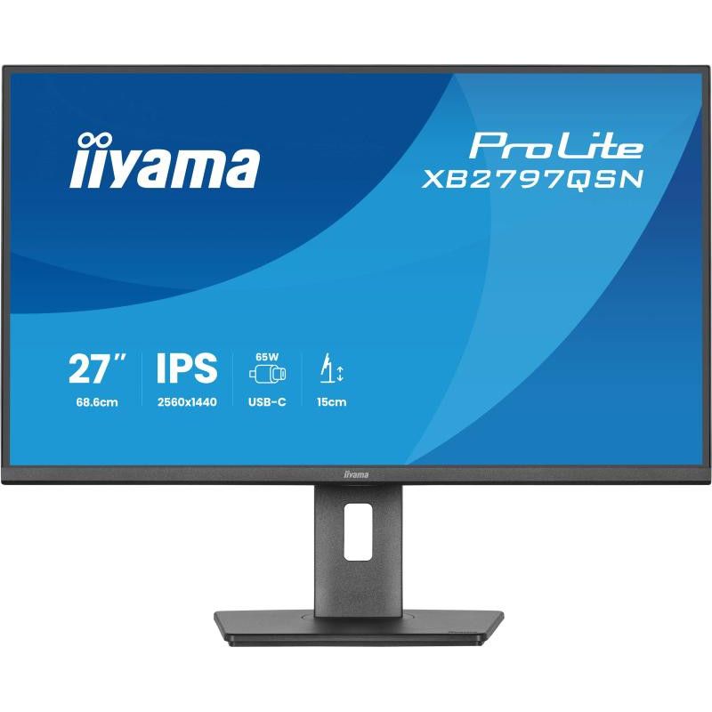 iiyama ProLite XB2797QSN-B1 écran plat de PC 68,6 cm (27") 2560 x 1440 pixels Quad HD LCD Noir · Moniteur · Informat Syste... (image 4)