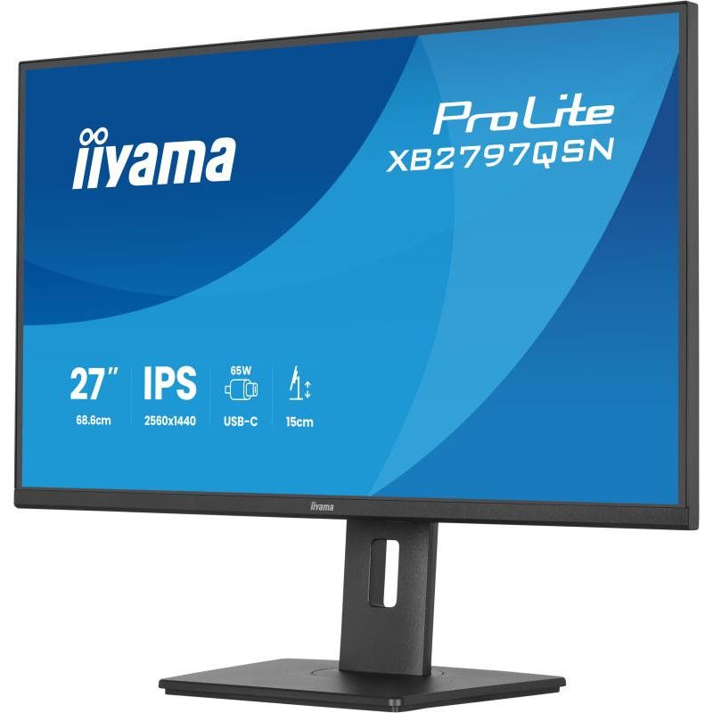 iiyama ProLite XB2797QSN-B1 écran plat de PC 68,6 cm (27") 2560 x 1440 pixels Quad HD LCD Noir · Moniteur · Informat Syste... (image 7)