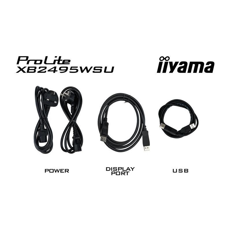 iiyama ProLite XB2495WSU-B1 écran plat de PC 61,2 cm (24.1") 1920 x 1200 pixels WUXGA LCD Noir · Moniteur · Informat Syste... (image 14)