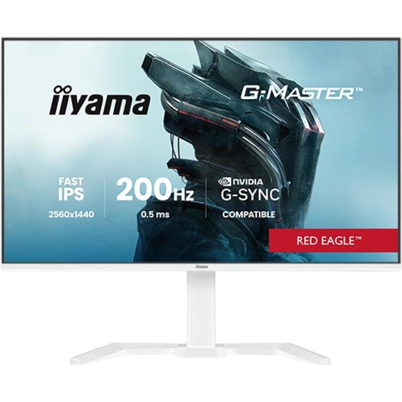 iiyama G-MASTER GB2771QSU-W1 écran plat de PC 68,6 cm (27") 2560 x 1440 pixels Wide Quad HD Blanc · Moniteur · Informat Sy...