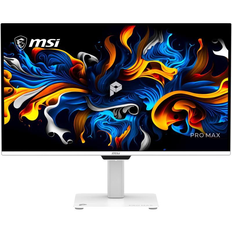 MSI Pro MAX 271UPXW12G écran plat de PC 67,3 cm (26.5") 3840 x 2160 pixels Full HD Ultra large QD-OLED Blanc · Moniteur · ... (image 2)