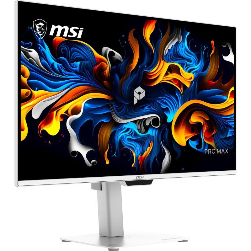 MSI Pro MAX 271UPXW12G écran plat de PC 67,3 cm (26.5") 3840 x 2160 pixels Full HD Ultra large QD-OLED Blanc · Moniteur · ... (image 7)