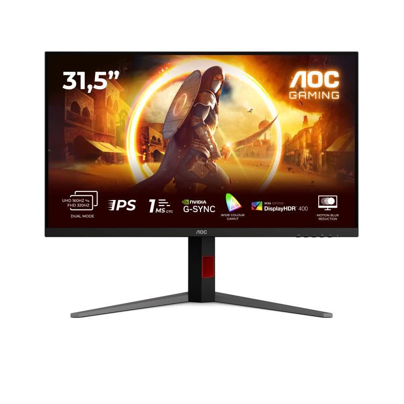AOC G4 U32G4U écran plat de PC 80 cm (31.5") 3840 x 2160 pixels 4K Ultra HD Noir, Rouge · Moniteur · Informat Systems Stra...