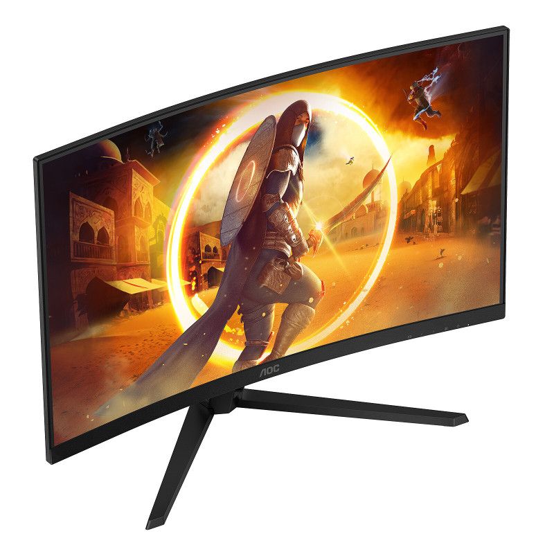 AOC CQ32G4VE abîmé · Moniteur · Informat Systems Strasbourg (image 2)