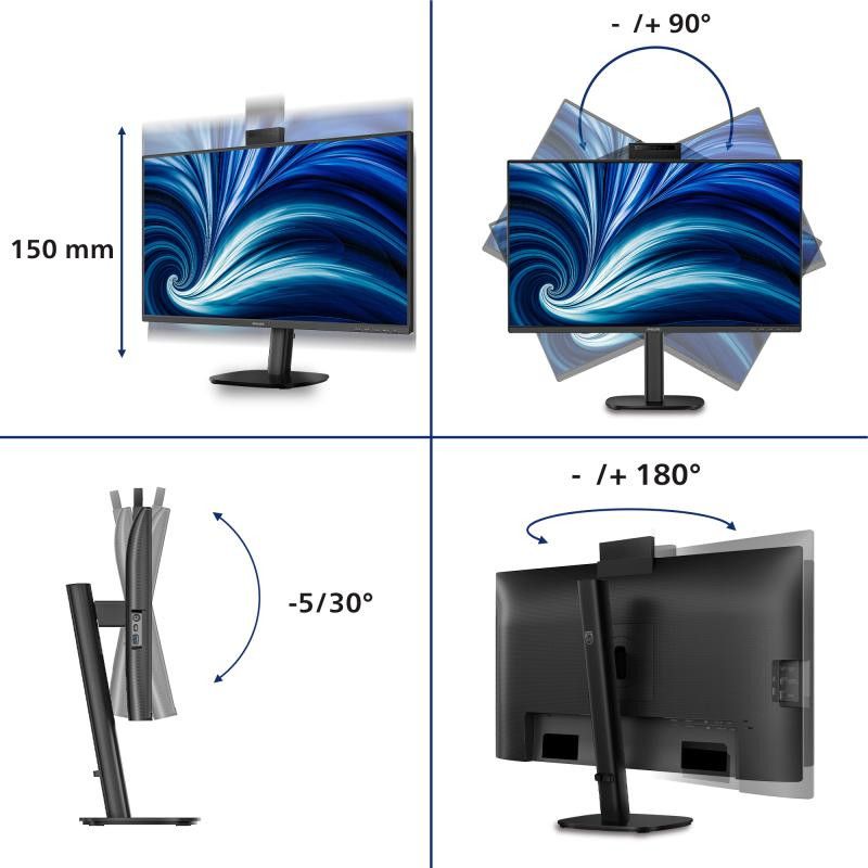 Philips 27B2N3500JH écran plat de PC 68,6 cm (27") 2560 x 1440 pixels Quad HD LCD Noir · Moniteur · Informat Systems Stras... (image 3)