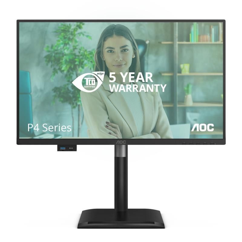 AOC 24P4CV écran plat de PC 60,5 cm (23.8") 1920 x 1080 pixels Full HD LED Noir · Moniteur · Informat Systems Strasbourg (image 5)