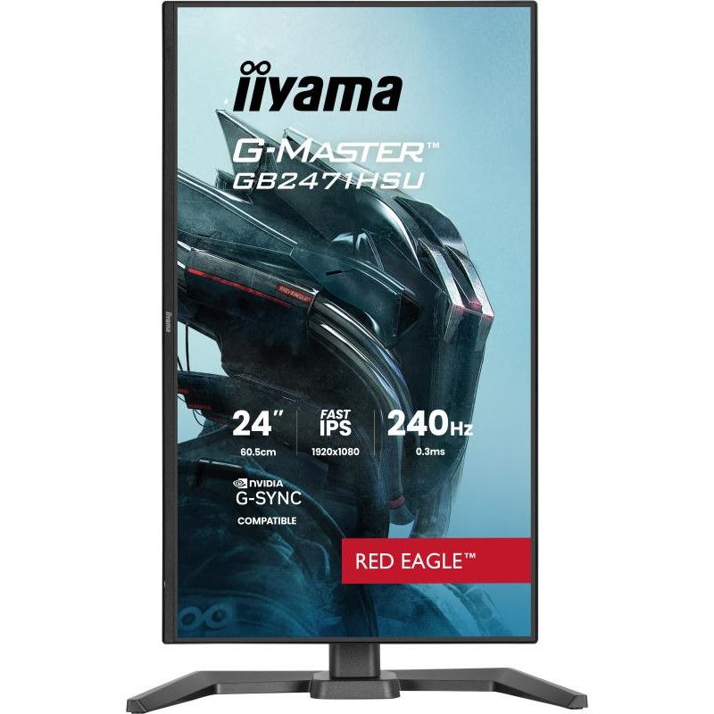 iiyama G-MASTER GB2471HSU-B1 écran plat de PC 60,5 cm (23.8") 1920 x 1080 pixels Full HD Noir · Moniteur · Informat System... (image 2)