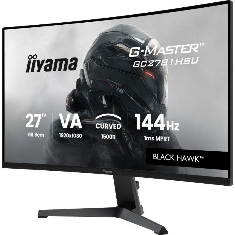 iiyama G-MASTER GC2781HSU-B1 écran plat de PC 68,6 cm (27") 1920 x 1080 pixels Full HD LCD Noir · Moniteur · Informat Syst... (image 4)