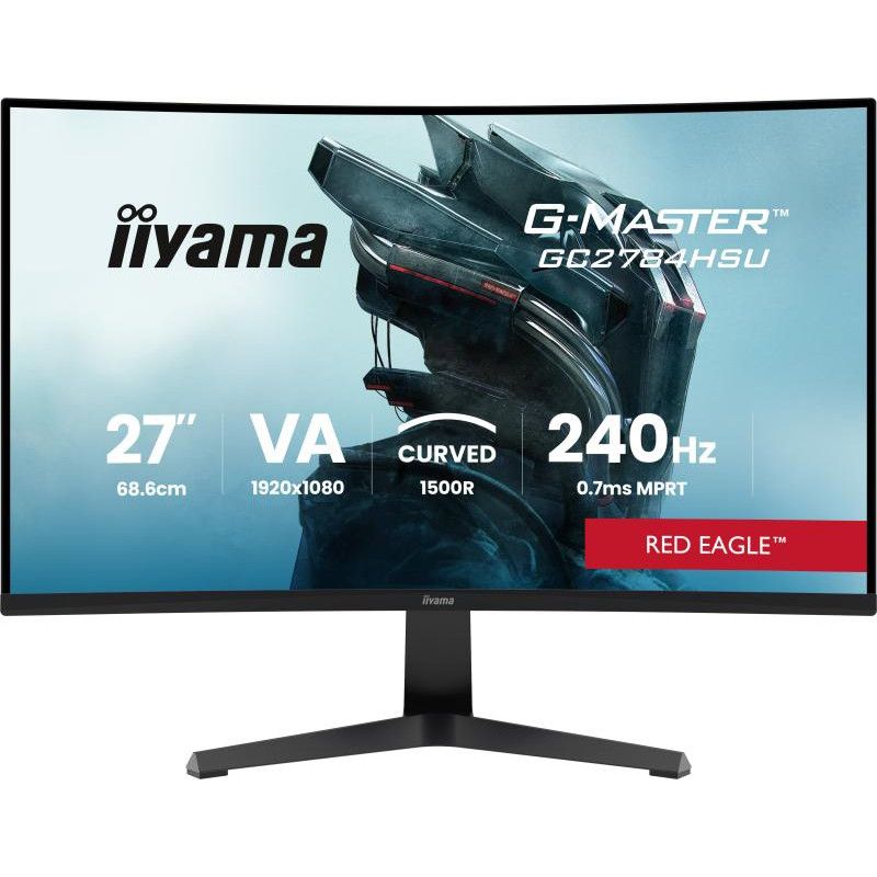 iiyama G-MASTER GC2784HSU-B1 écran plat de PC 68,6 cm (27") 1920 x 1080 pixels Full HD LCD Noir · Moniteur · Informat Syst...