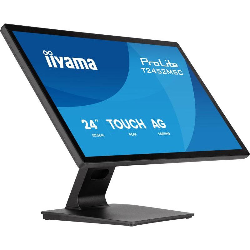 iiyama ProLite T2452MSC-B2AG écran plat de PC 61 cm (24") 1920 x 1080 pixels Full HD LED Écran tactile Noir · Moniteur · I...