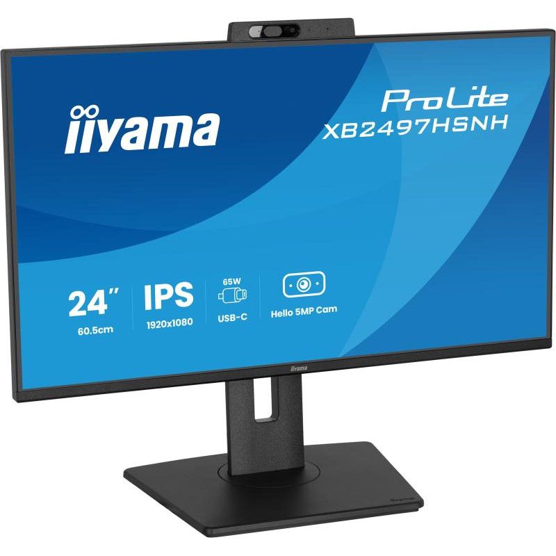 iiyama ProLite XB2497HSNH-B1 24IN IPS LCD 4MS 1920X1080 350CD/M2 HDMI/DP/USB 2 écran plat de PC 60,5 cm (23.8") 1920 x 108... (image 6)