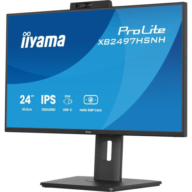 iiyama ProLite XB2497HSNH-B1 24IN IPS LCD 4MS 1920X1080 350CD/M2 HDMI/DP/USB 2 écran plat de PC 60,5 cm (23.8") 1920 x 108... (image 7)