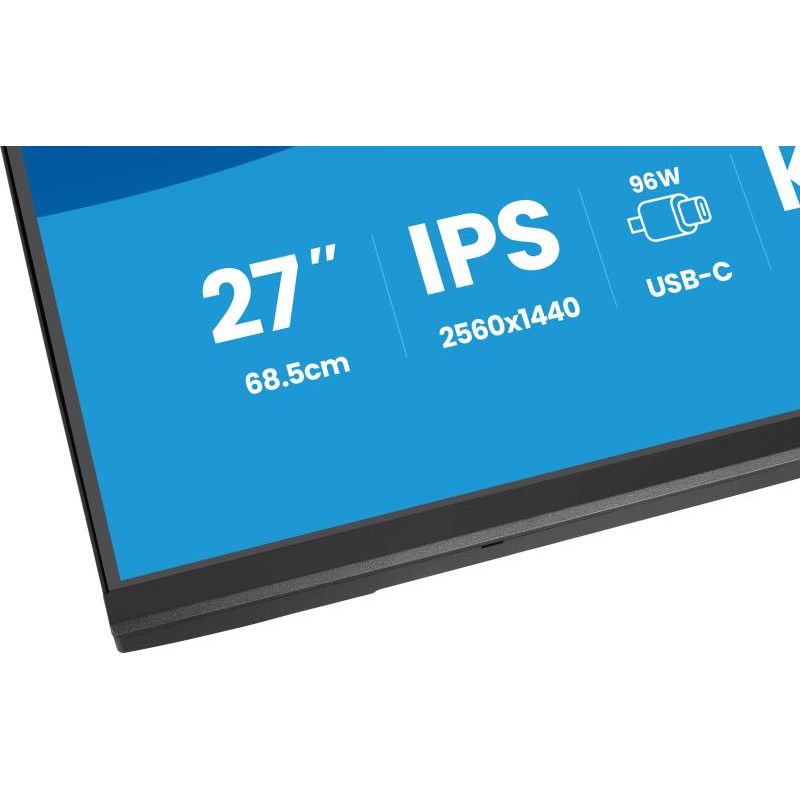 iiyama ProLite XB2797QSNPH-B1 27IN IPS LCD 4MS 2560X1440 350CD/M2 HDMI/DP/USB 2 écran plat de PC 68,6 cm (27") 2560 x 1440... (image 12)