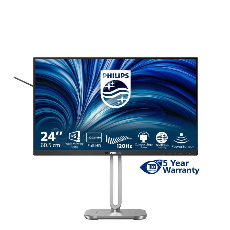 Philips 4000 series 24B2N4200/00 écran plat de PC 60,5 cm (23.8") 1920 x 1080 pixels Full HD LCD Gris · Moniteur · Informa... (image 3)