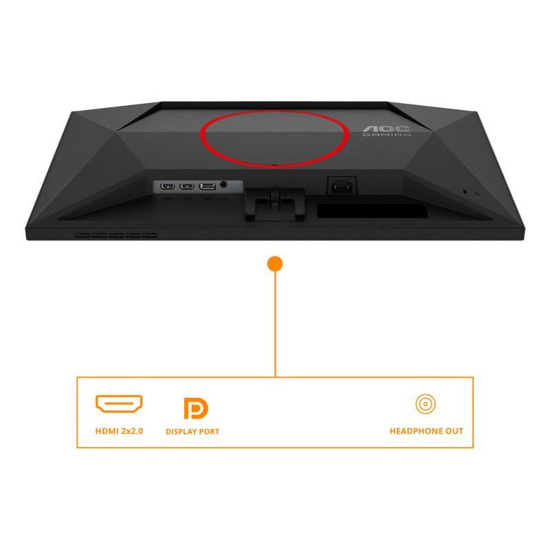 AOC G4 24G4ZRE écran — Full HD, 260 Hz, Noir, Rouge · Moniteur · Informat Systems Strasbourg (image 3)