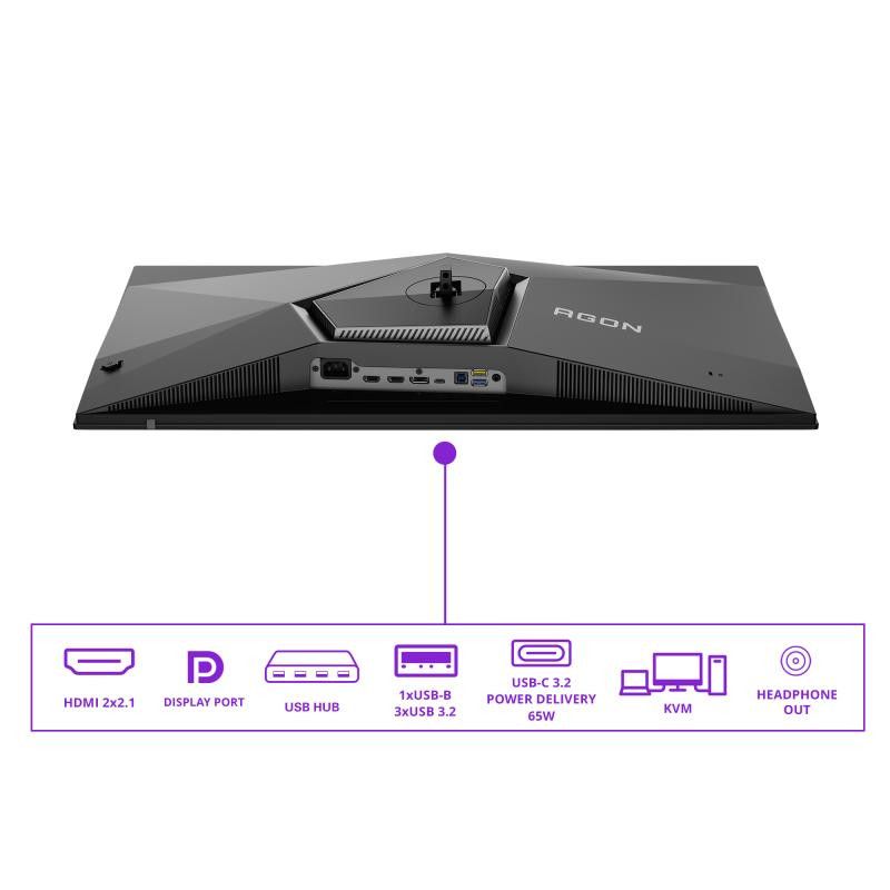 AOC AGON PRO AG326UZD2 écran plat de PC 80 cm (31.5") 3840 x 2160 pixels 4K Ultra HD OLED Noir · Moniteur · Informat Syste... (image 4)