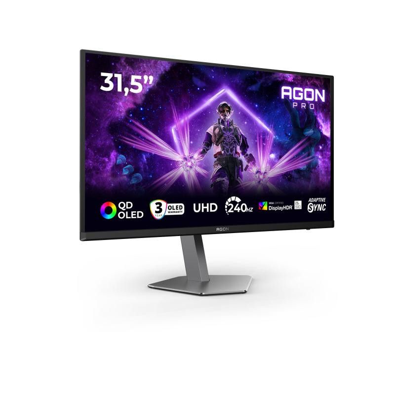 AOC AGON PRO AG326UZD2 écran plat de PC 80 cm (31.5") 3840 x 2160 pixels 4K Ultra HD OLED Noir · Moniteur · Informat Syste... (image 7)