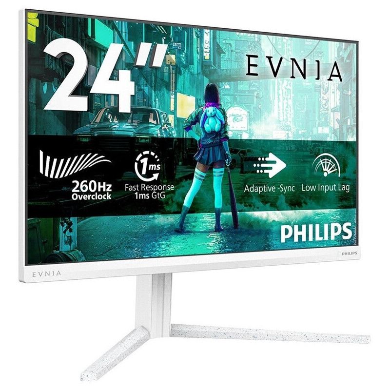Philips Evnia 3000 24M2N3201P/00 écran plat de PC 60,5 cm (23.8") 1920 x 1080 pixels Full HD LCD Blanc · Moniteur · Inform...
