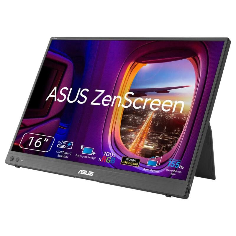 ASUS ZenScreen MB16NCG écran plat de PC 40,6 cm (16") 2560 x 1600 pixels WQXGA LCD Noir · Moniteur · Informat Systems Stra...