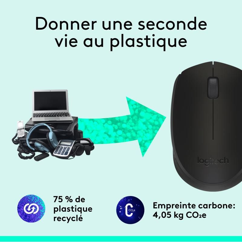 LOGITECH M171 Sans fil Retail Noir · Souris PC · Informat Systems Strasbourg (image 9)