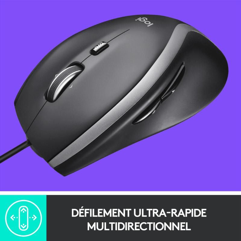 Logitech M500S Laser Filaire Noir - Souris · Souris PC · Informat Systems Strasbourg (image 5)