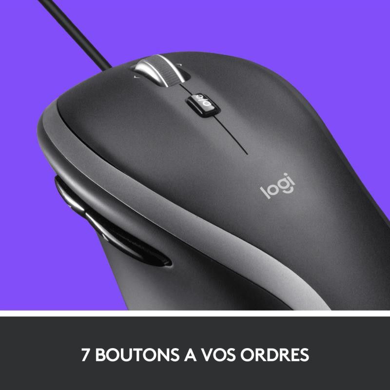 Logitech M500S Laser Filaire Noir - Souris · Souris PC · Informat Systems Strasbourg (image 7)