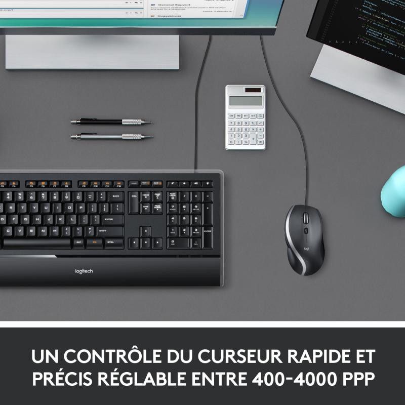 Logitech M500S Laser Filaire Noir - Souris · Souris PC · Informat Systems Strasbourg (image 8)