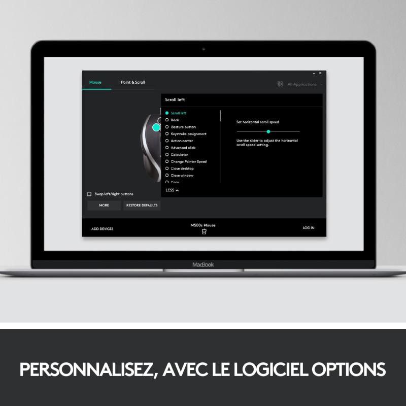 Logitech M500S Laser Filaire Noir - Souris · Souris PC · Informat Systems Strasbourg (image 10)