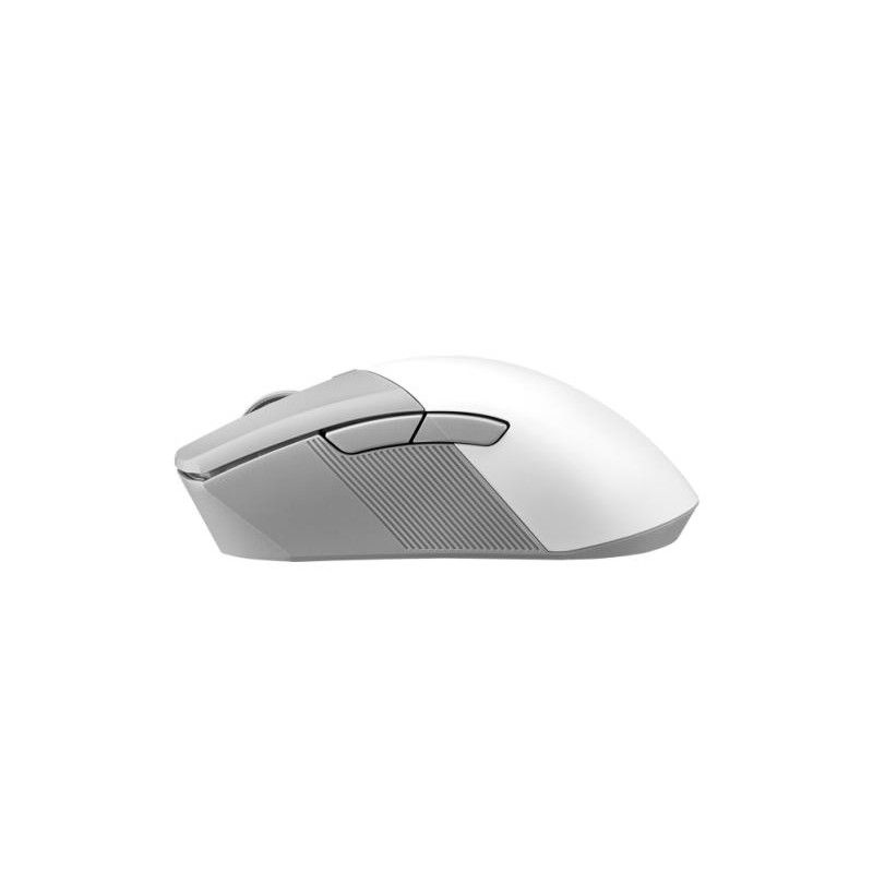 ASUS ROG Gladius III Wireless Aimpoint White souris Jouer Droitier RF Wireless + Bluetooth + USB Type-A Optique 36000 DPI ...