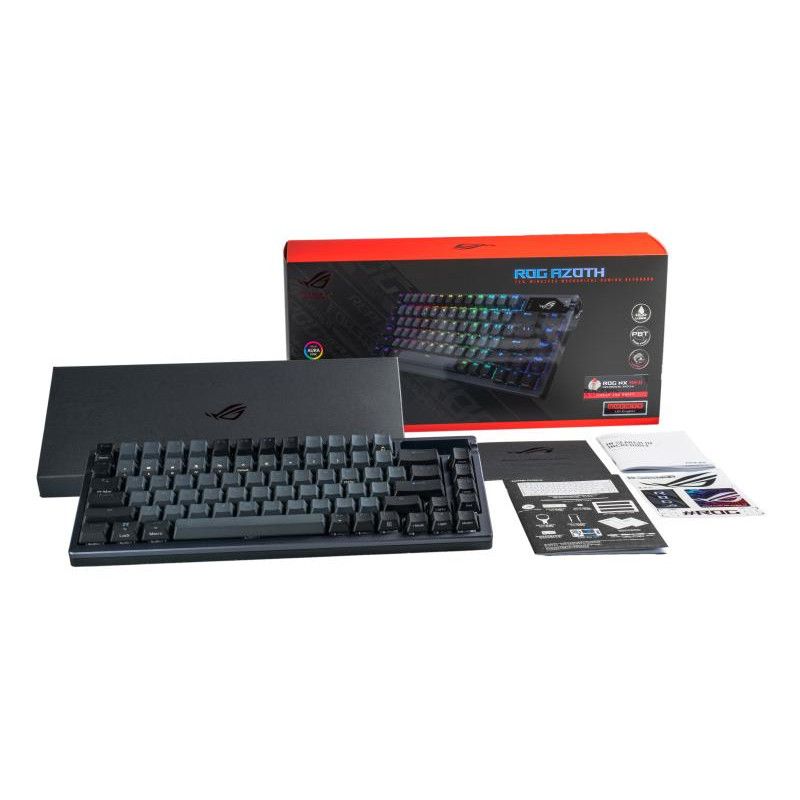 ASUS M701 ROG AZOTH/NXRD/FR clavier Gaming USB + RF Wireless + Bluetooth AZERTY Français Noir · Claviers PC · Informat Sys... (image 9)