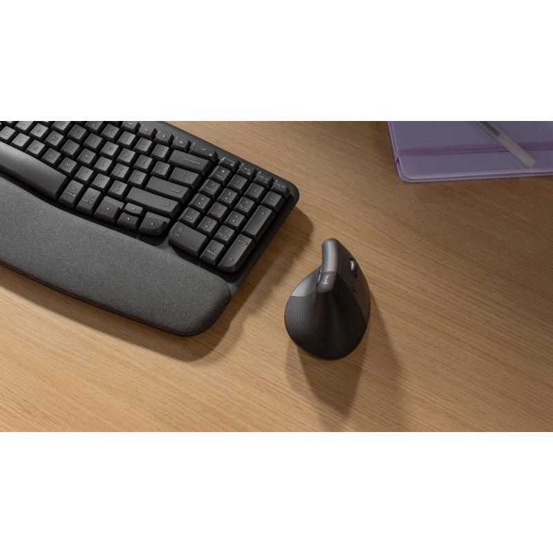 Logitech Souris LIFT RIGHT VERTICAL ERGO Bluetooth - Graphite · Informat Systems Strasbourg