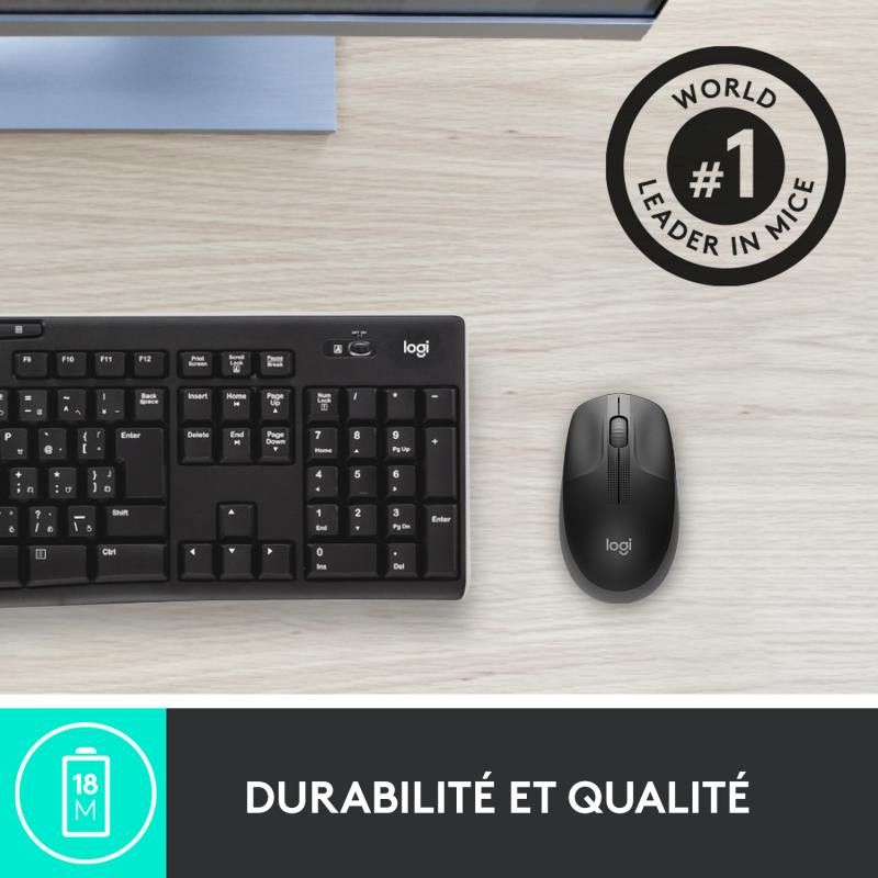 Logitech M190 Noir Sans Fil *910-005905 · SOURIS · Informat Systems Strasbourg (image 10)