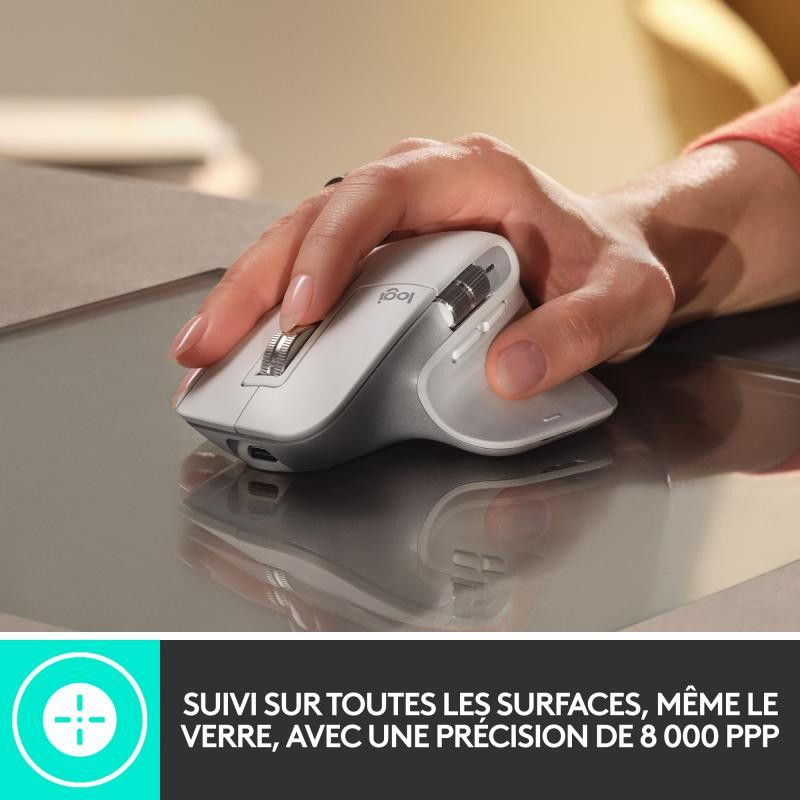 Logitech MX Master 3S Pale Grey · Souris PC · Informat Systems Strasbourg (image 12)
