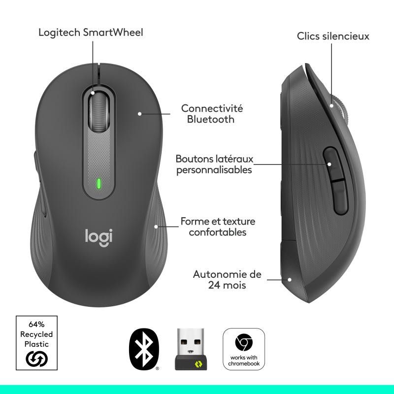 Logitech Souris Signature M650 M *910-006253 · Souris PC · Informat Systems Strasbourg (image 13)