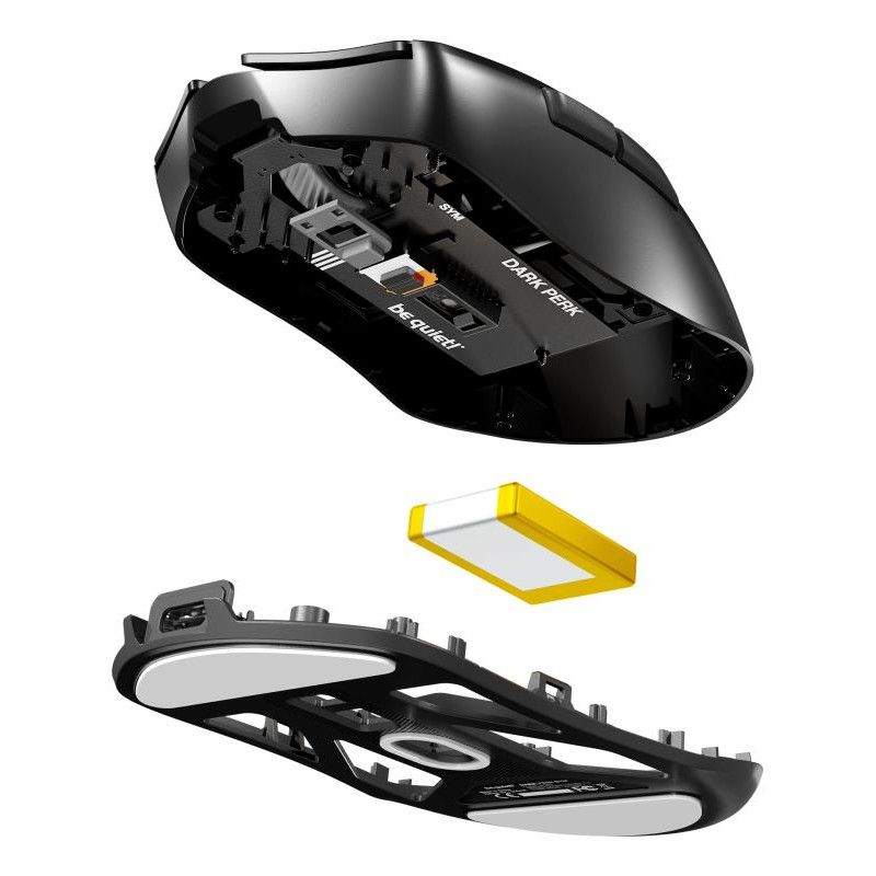be quiet! Dark Perk Ergo | souris gaming sans fil | ultra-légère | Capteur PixArt PAW3950 | design amibidextre · Souris PC... (image 6)