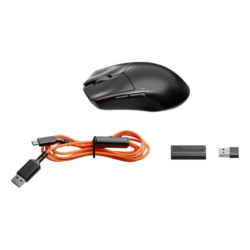 be quiet! Dark Perk Ergo | souris gaming sans fil | ultra-légère | Capteur PixArt PAW3950 | design amibidextre · Souris PC... (image 9)