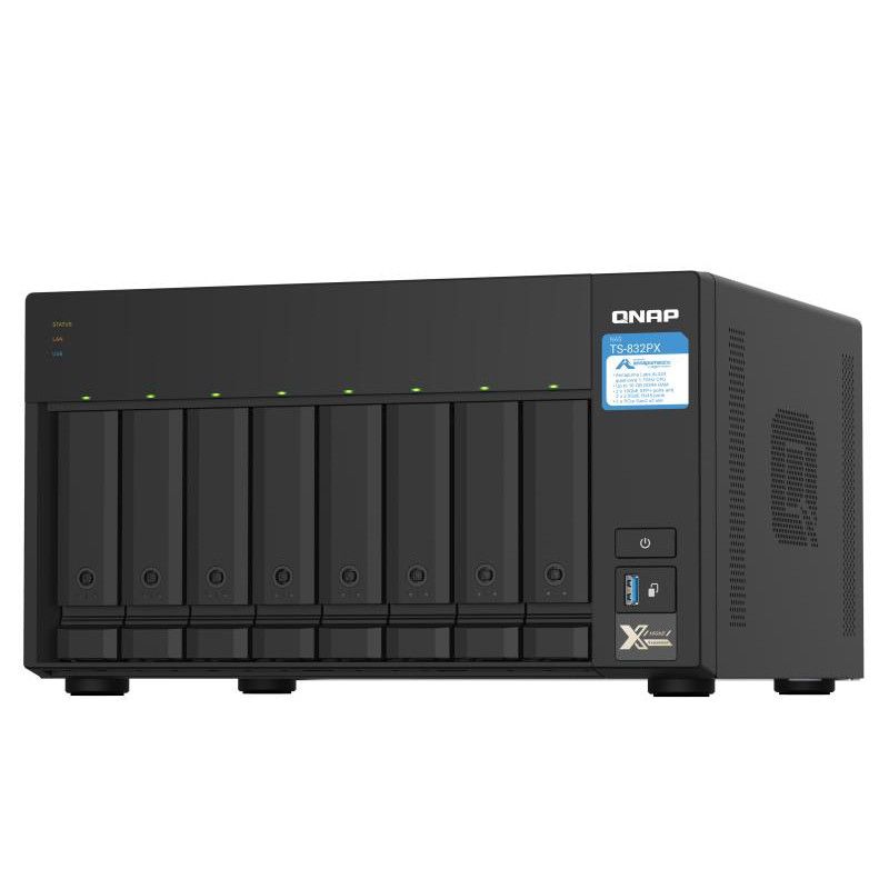 QNAP TS-832PX-4G Serveur NAS 8 Baies · Serveurs NAS · Informat Systems Strasbourg (image 4)