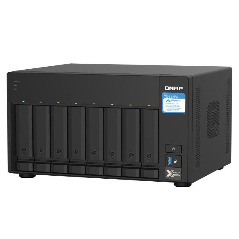 QNAP TS-832PX-4G Serveur NAS 8 Baies · Serveurs NAS · Informat Systems Strasbourg (image 5)