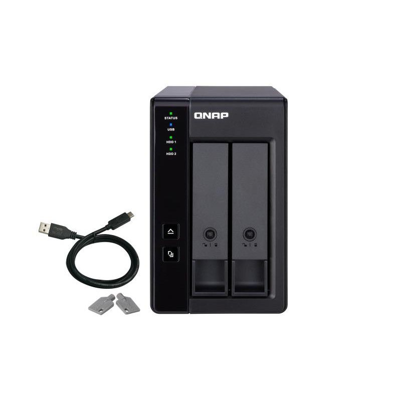 QNAP TR-002 Boitier d'Expansion 2 Baies · Serveurs NAS · Informat Systems Strasbourg (image 2)