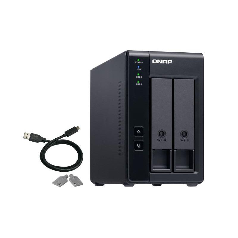 QNAP TR-002 Boitier d'Expansion 2 Baies · Serveurs NAS · Informat Systems Strasbourg (image 3)