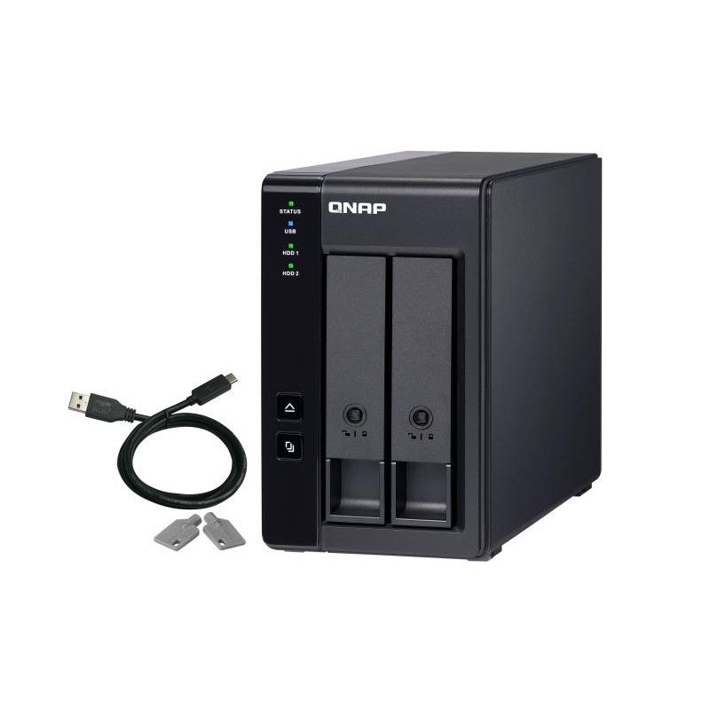 QNAP TR-002 Boitier d'Expansion 2 Baies · Serveurs NAS · Informat Systems Strasbourg (image 5)